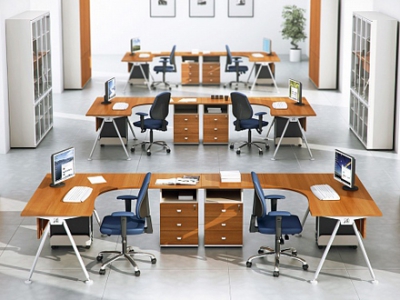 Серия «ГАММА» мебель для сотрудников, переговорные